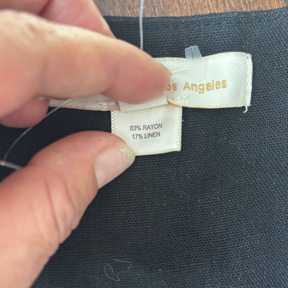 Monteau Black Button-Up Crop Top - Picture 6 of 6